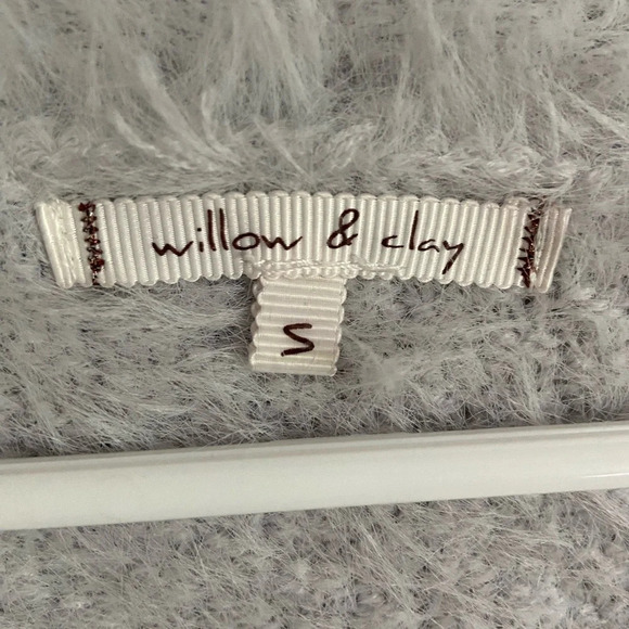 Willow & Clay Fluffy Soft Grey Cardigan Sz Small - Picture 3 of 9
